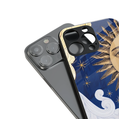 Solar Bliss stylish phone case for iphone 13 mini | glossy glass and slim fit