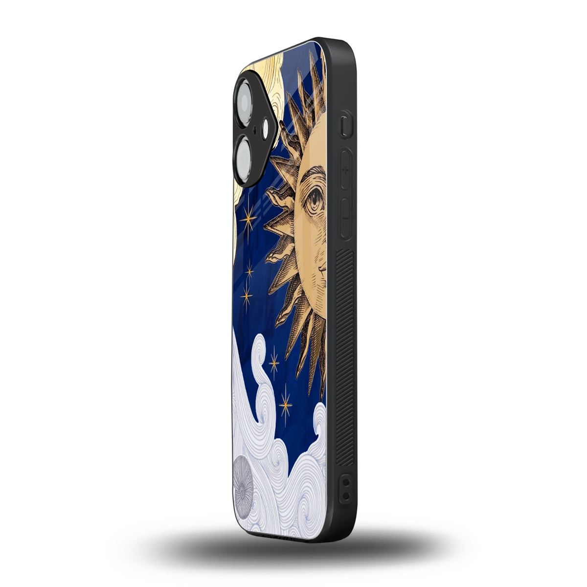 Solar Bliss iPhone 16 mobile cover | shockproof glass phone case