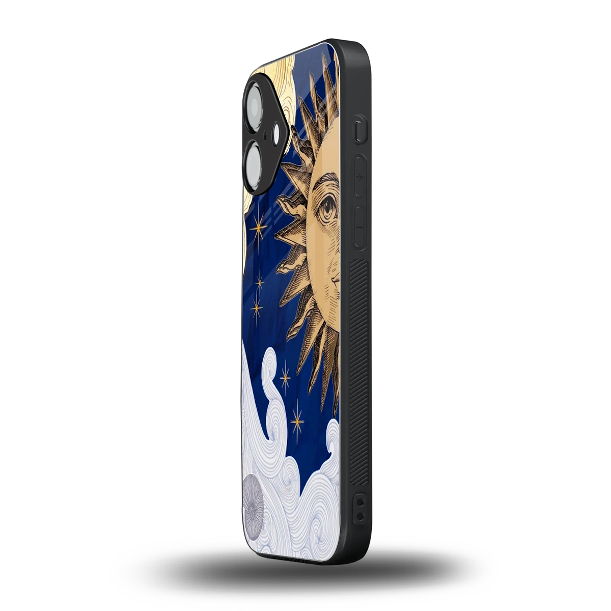 Solar Bliss iPhone 16 mobile cover | shockproof glass phone case