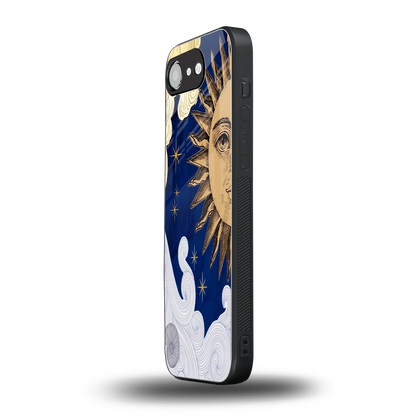 Solar Bliss iphone 16e mobile cover | shockproof glass phone case