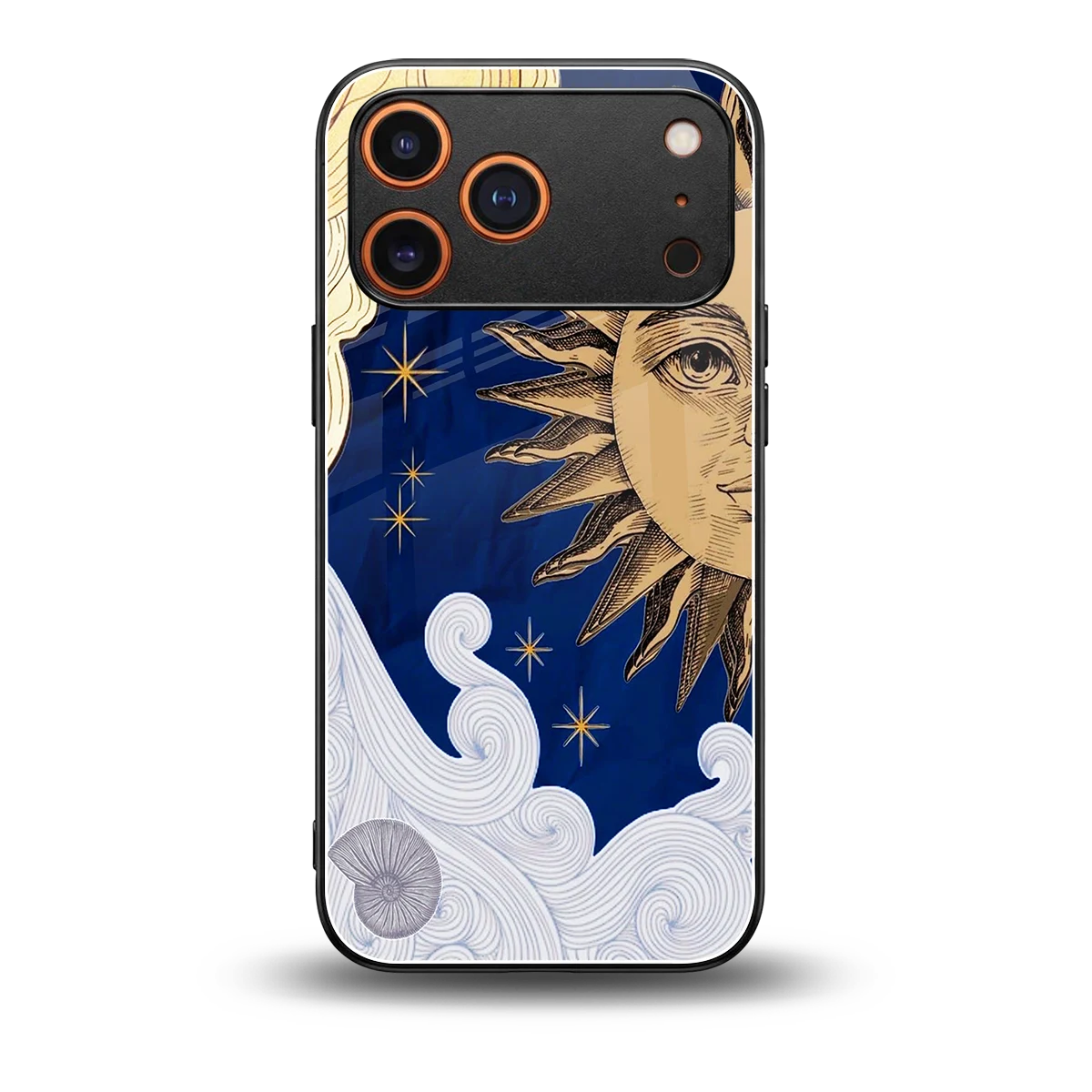 Solar Bliss back phone cover | glass case for iphone 17 pro
