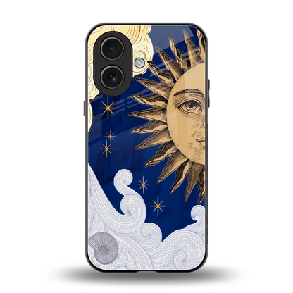 Solar Bliss back phone cover | glass case for iphone 17