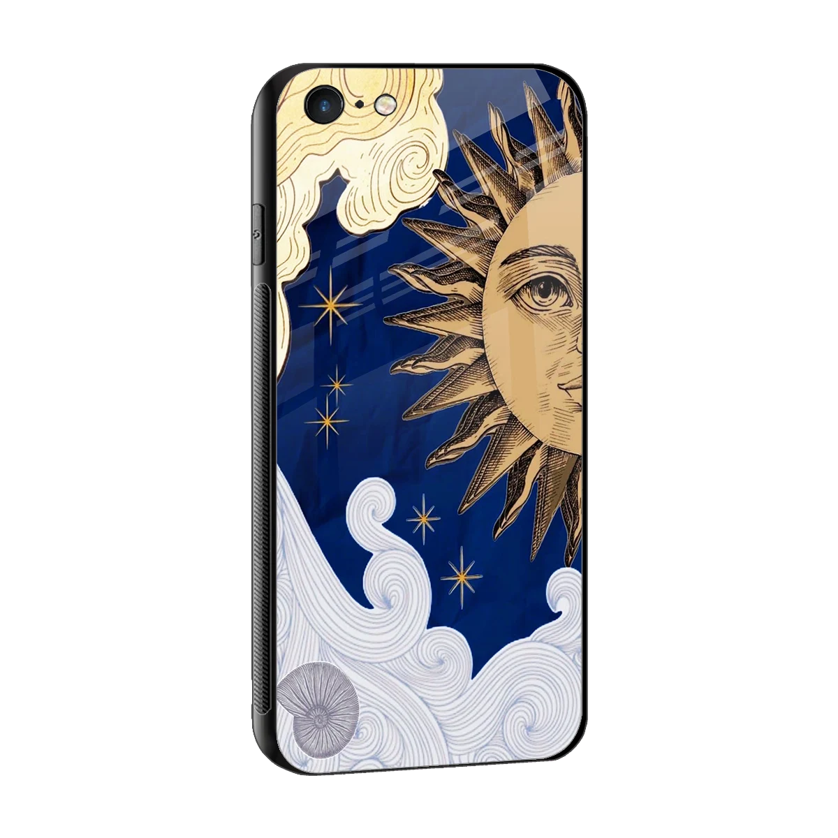 Solar Bliss sleek iphone 6s cover with tempered glass back and TPU edges