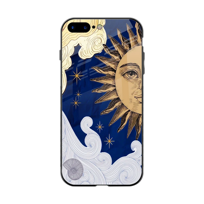Solar Bliss back phone cover | glass case for iphone 8 plus