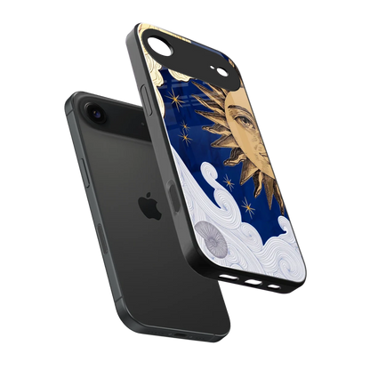 Solar Bliss sleek iphone air cover with tempered glass back and TPU edges