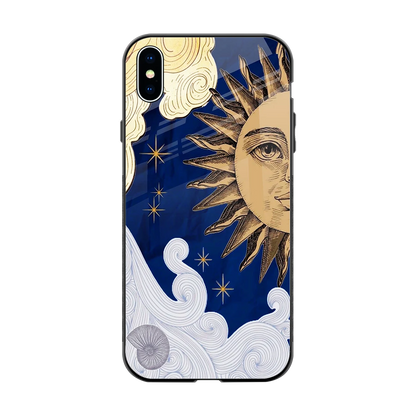 Solar Bliss back phone cover | glass case for iphone xs max