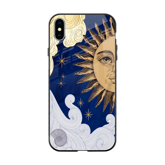 Solar Bliss back phone cover | glass case for iphone xs max