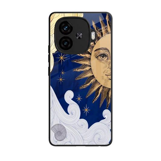 Solar Bliss back phone cover | glass case for iqoo neo 10r 5g