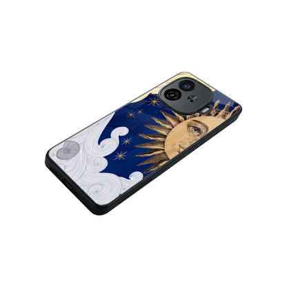 Solar Bliss stylish phone case for iqoo neo 10r 5g | glossy glass and slim fit