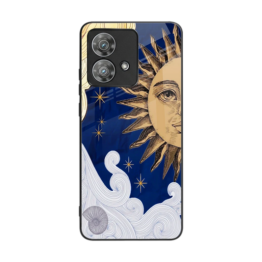Solar Bliss back phone cover | glass case for motorola edge 40 neo 5g