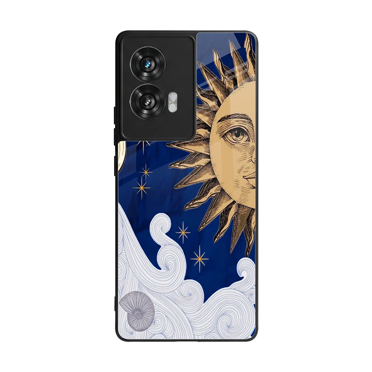 Solar Bliss back phone cover | glass case for motorola edge 50 fusion