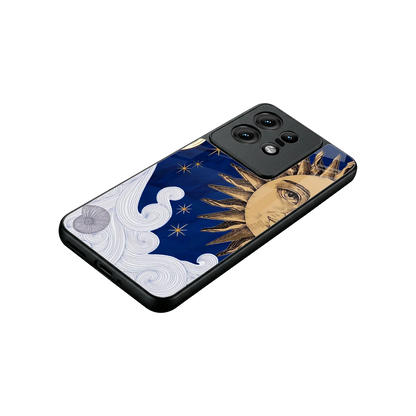 Solar Bliss stylish phone case for motorola edge 50 pro | glossy glass and slim fit