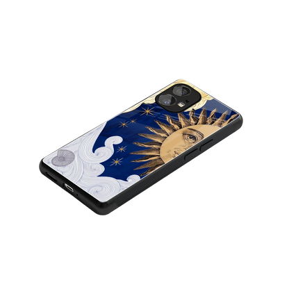 Solar Bliss stylish phone case for nothing phone 1 | glossy glass and slim fit