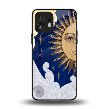 Solar Bliss back phone cover | glass case for nothing phone 2