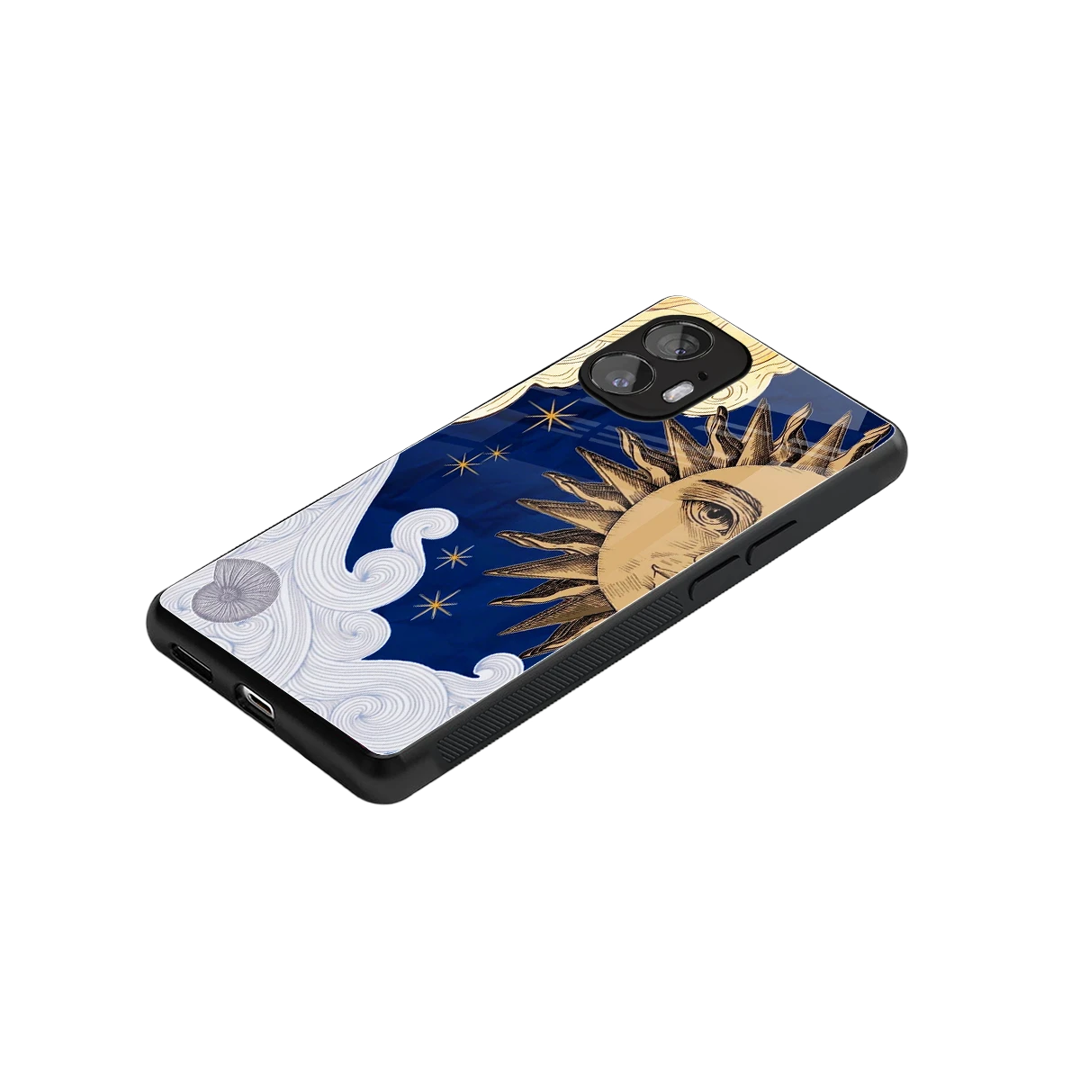 Solar Bliss stylish phone case for nothing phone 2 | glossy glass and slim fit