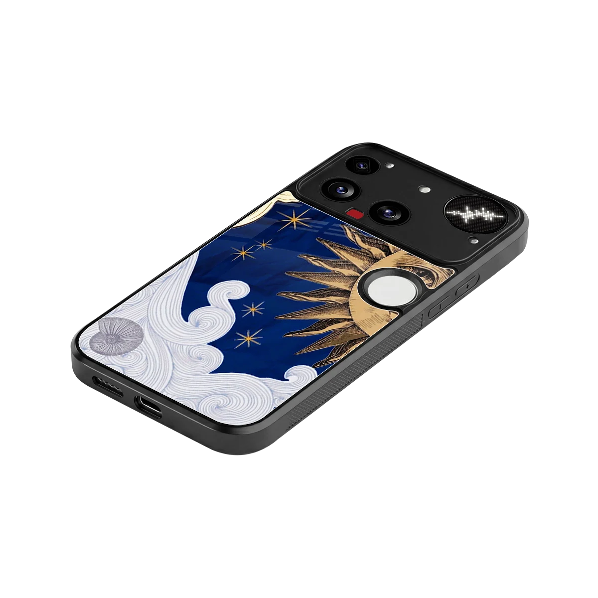 Solar Bliss stylish phone case for nothing phone 3 | glossy glass and slim fit