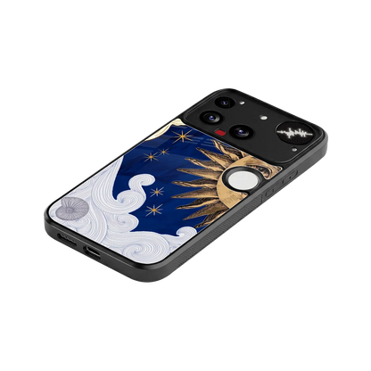 Solar Bliss stylish phone case for nothing phone 3 | glossy glass and slim fit
