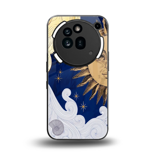 Solar Bliss back phone cover | glass case for nothing phone 3a pro