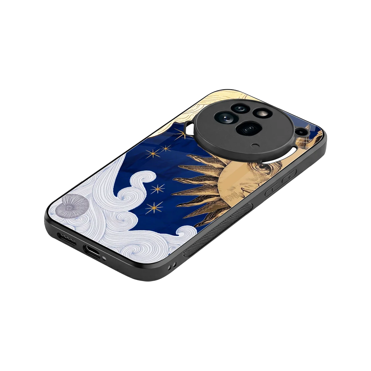 Solar Bliss stylish phone case for nothing phone 3a pro | glossy glass and slim fit