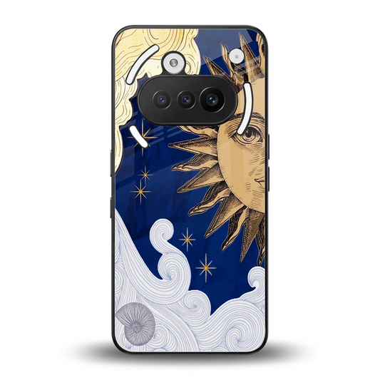 Solar Bliss back phone cover | glass case for nothing phone 3a