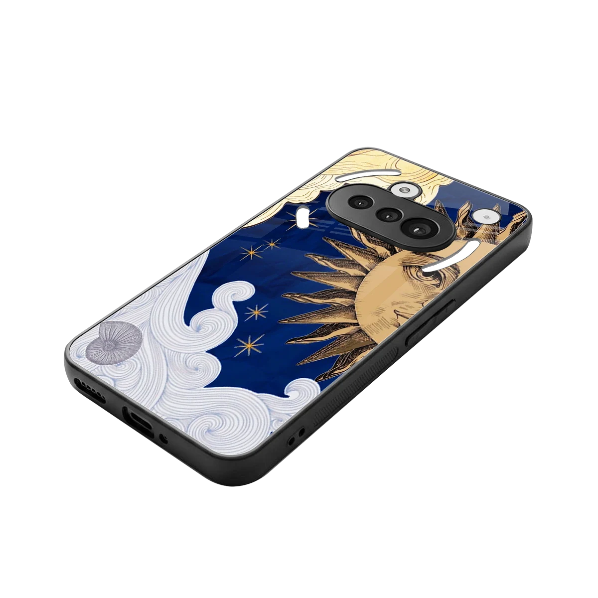 Solar Bliss stylish phone case for nothing phone 3a | glossy glass and slim fit