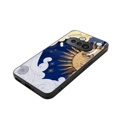 Solar Bliss stylish phone case for nothing phone 3a | glossy glass and slim fit