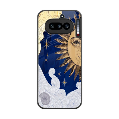 Solar Bliss back phone cover | glass case for nothing phone 4a