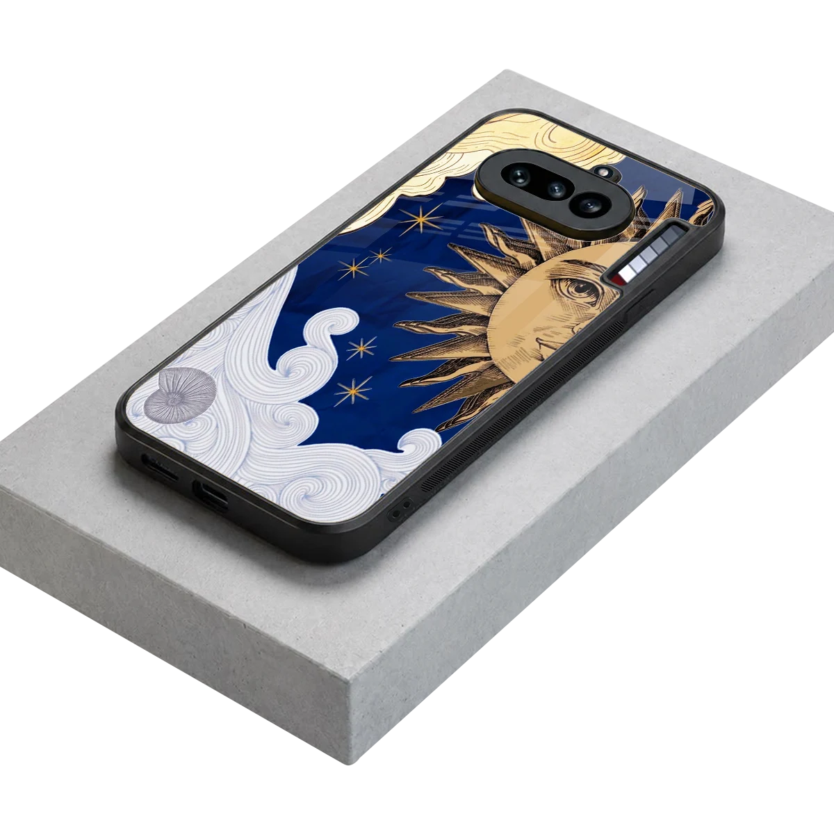 Solar Bliss stylish phone case for nothing phone 4a | glossy glass and slim fit