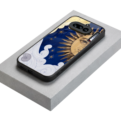 Solar Bliss stylish phone case for nothing phone 4a | glossy glass and slim fit