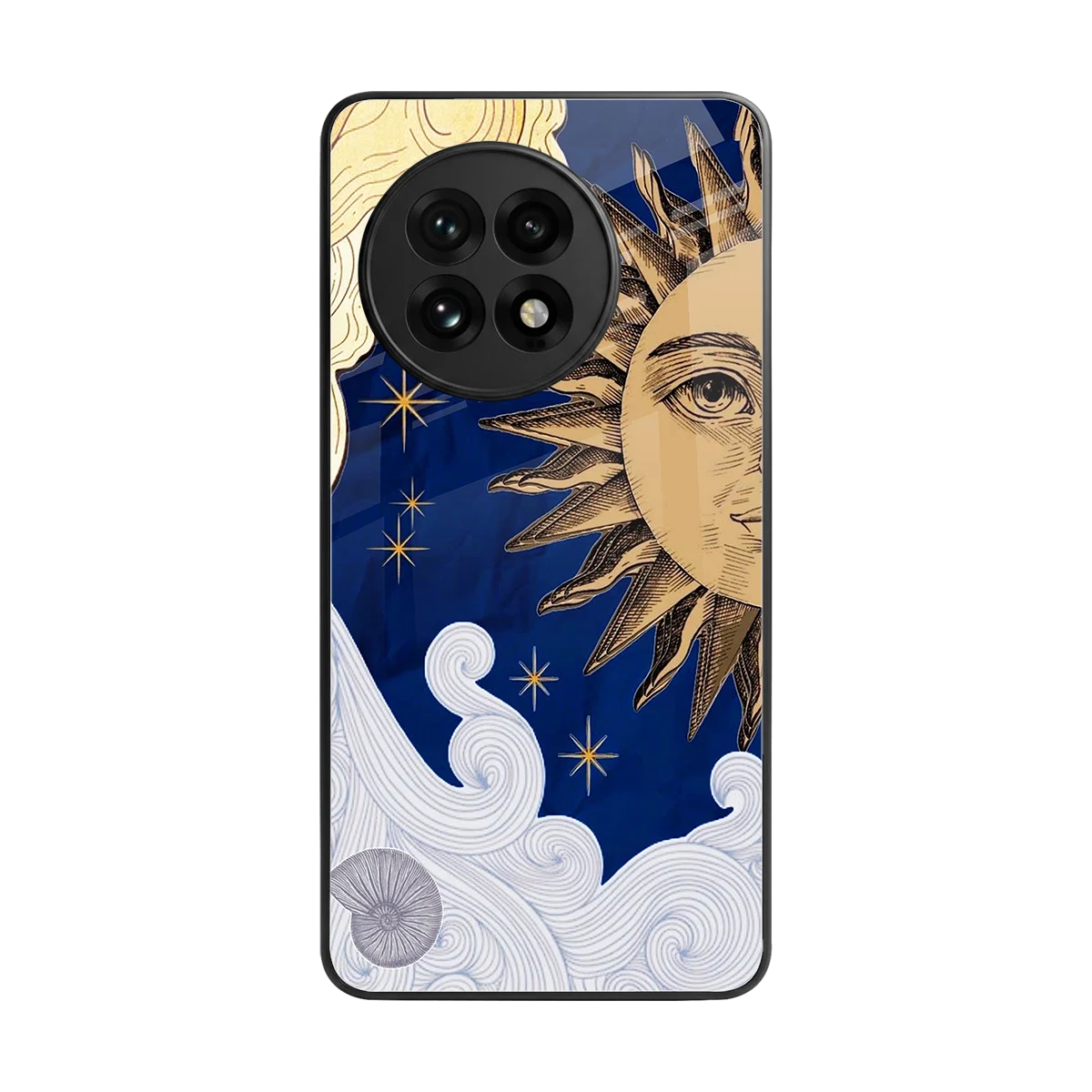 Solar Bliss back phone cover | glass case for oneplus 13r