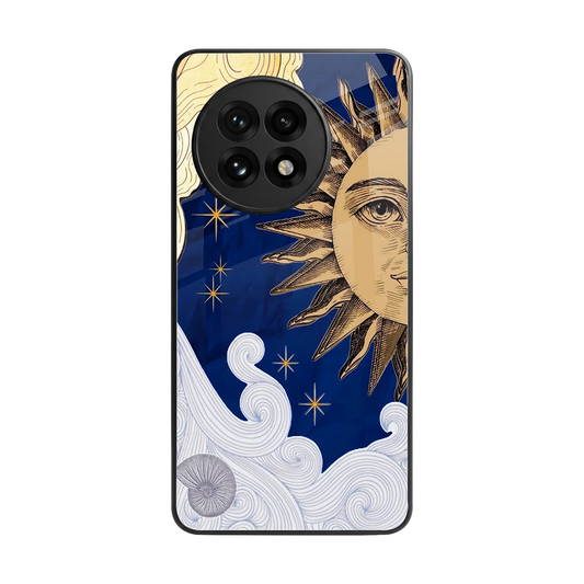 Solar Bliss back phone cover | glass case for oneplus 13r