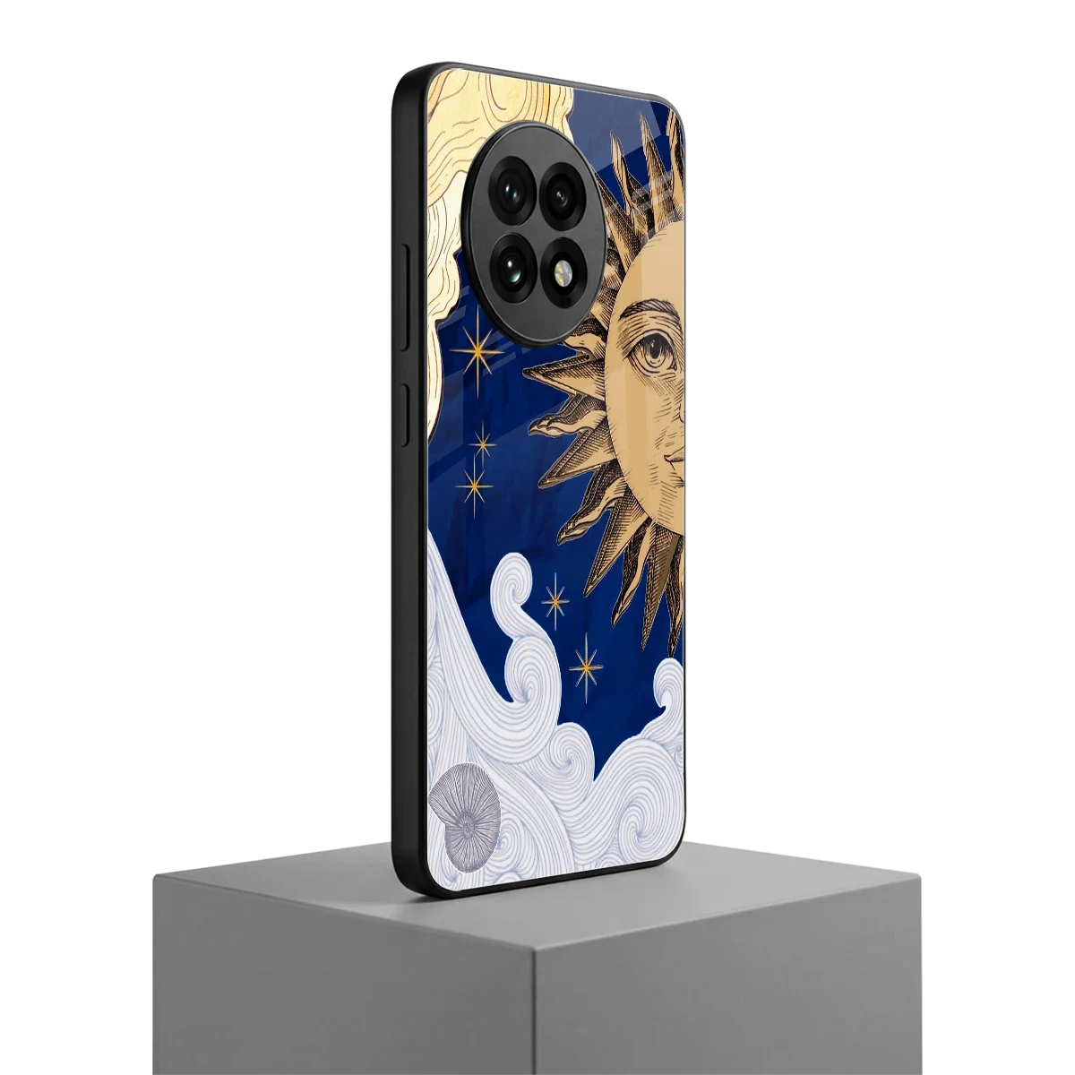 Solar Bliss oneplus 13r mobile cover | shockproof glass phone case