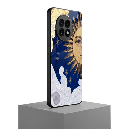 Solar Bliss oneplus 13r mobile cover | shockproof glass phone case