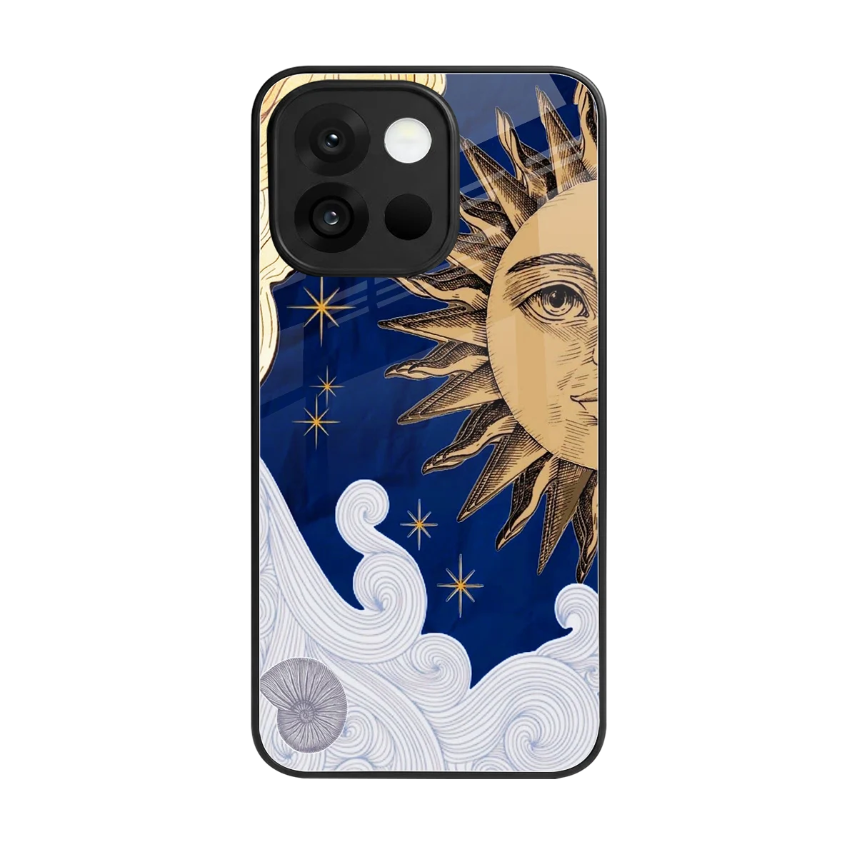 Solar Bliss back phone cover | glass case for oneplus 13s