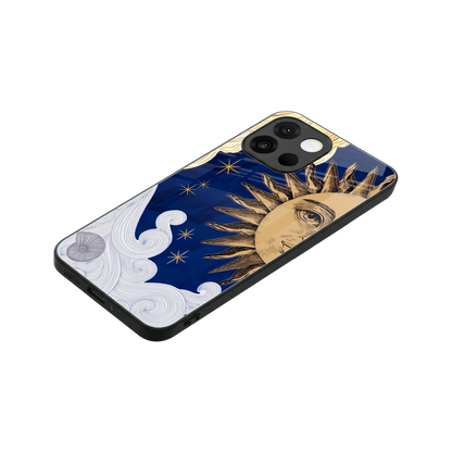 Solar Bliss stylish phone case for oneplus 13s | glossy glass and slim fit