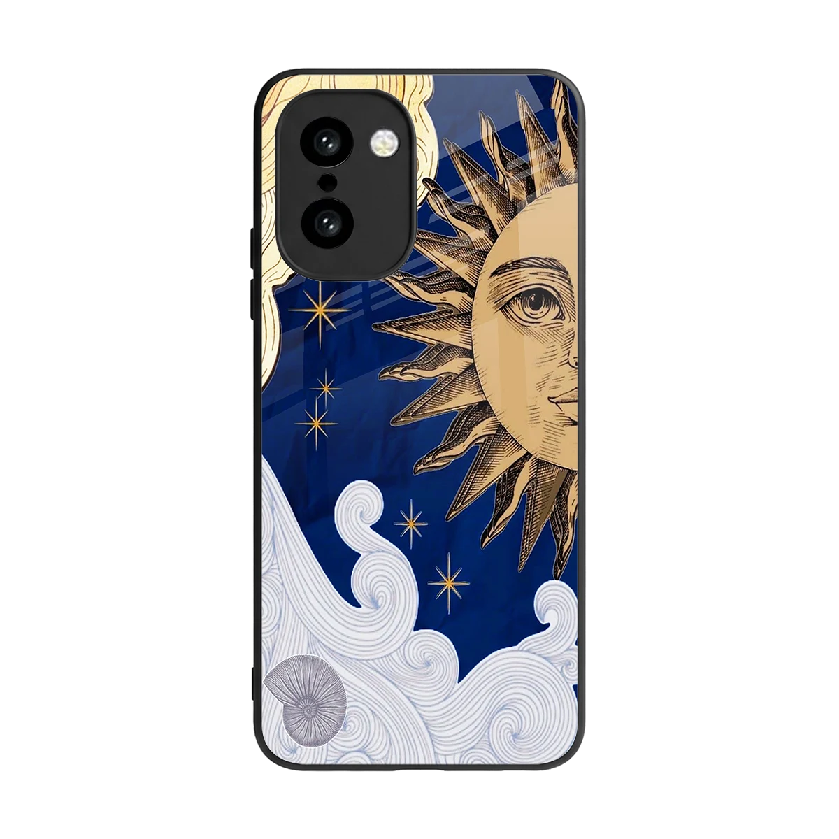Solar Bliss back phone cover | glass case for oneplus 15r