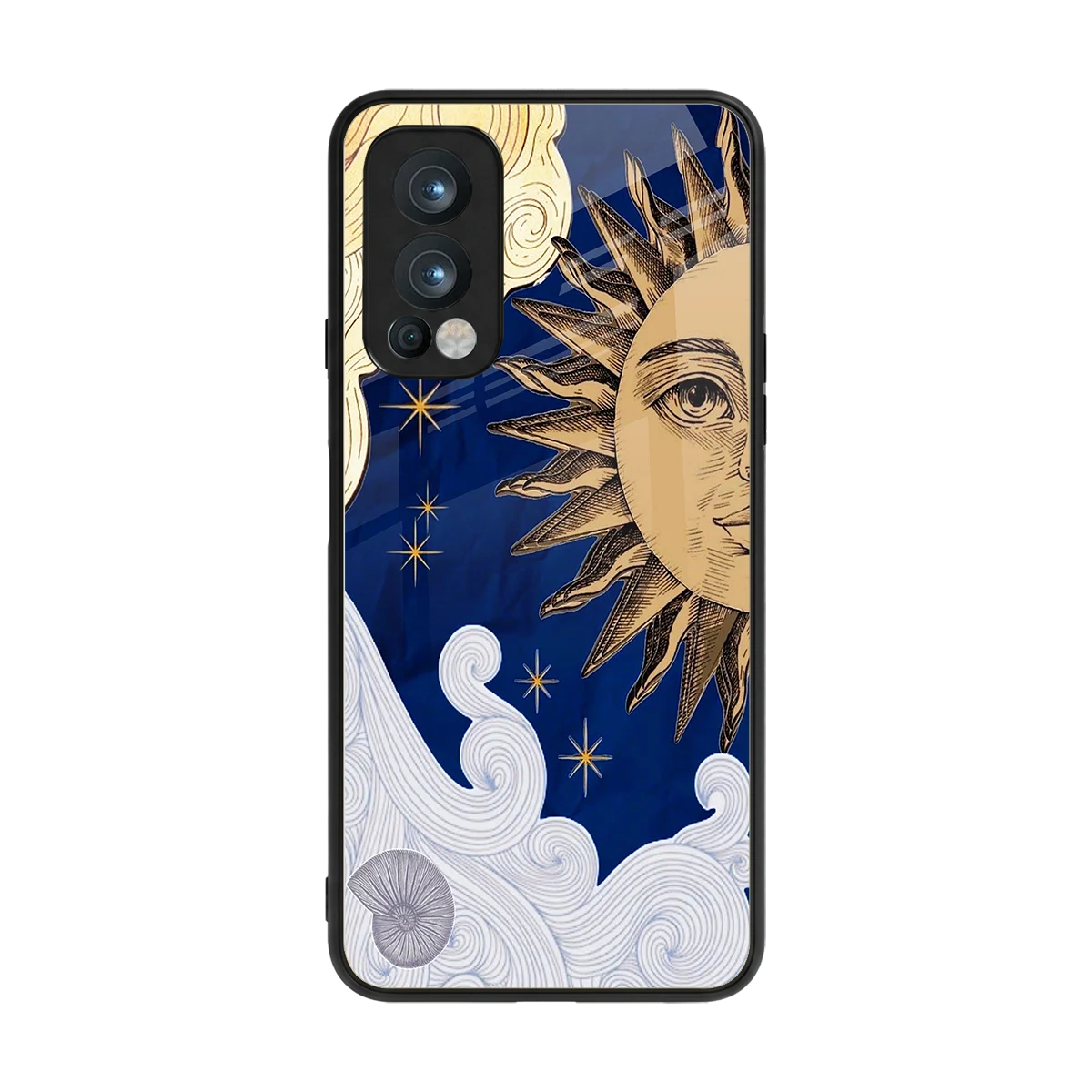 Solar Bliss back phone cover | glass case for oneplus nord 2