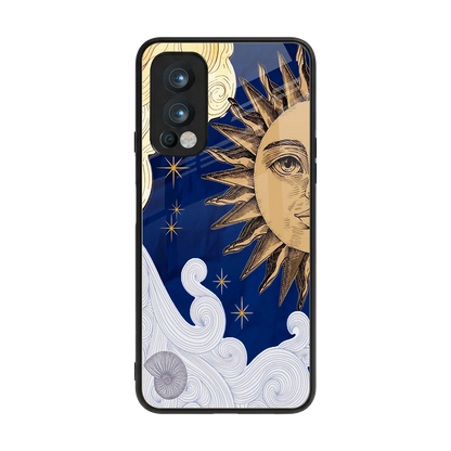Solar Bliss back phone cover | glass case for oneplus nord 2