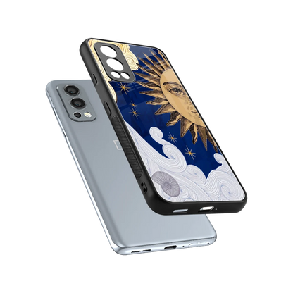 Solar Bliss sleek oneplus nord 2 cover with tempered glass back and TPU edges