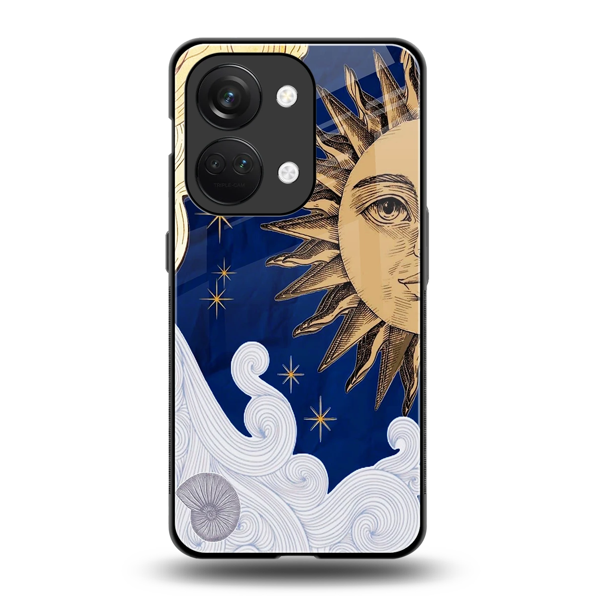 Solar Bliss back phone cover | glass case for oneplus nord 3