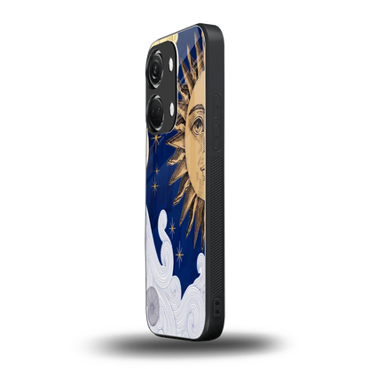 Solar Bliss oneplus nord 3 mobile cover | shockproof glass phone case