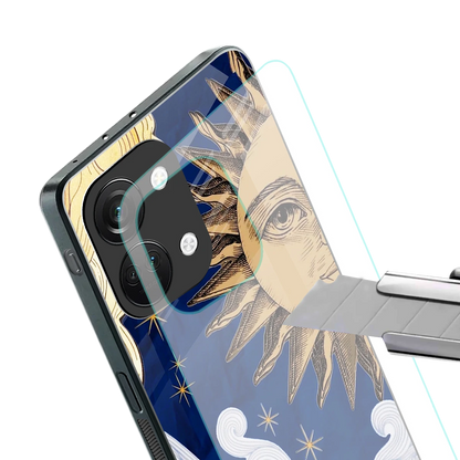 Solar Bliss stylish phone case for oneplus nord 3 | glossy glass and slim fit