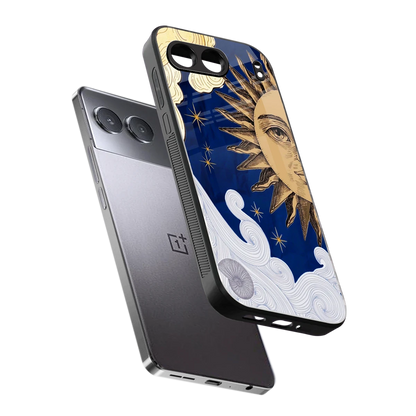 Solar Bliss sleek oneplus nord 4 cover with tempered glass back and TPU edges