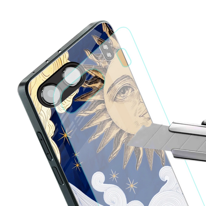 Solar Bliss stylish phone case for oneplus nord 4 | glossy glass and slim fit
