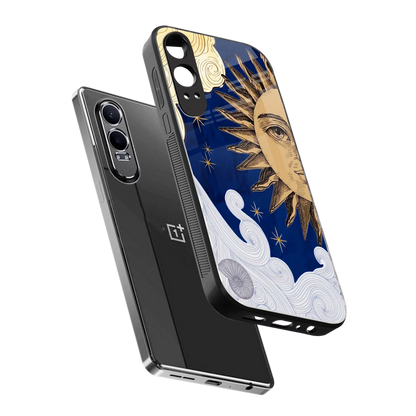 Solar Bliss sleek oneplus nord ce 4 lite cover with tempered glass back and TPU edges