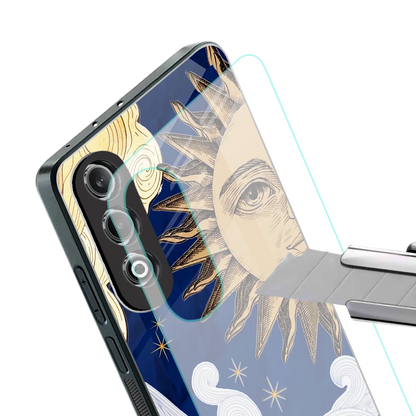 Solar Bliss stylish phone case for oneplus nord ce 4 | glossy glass and slim fit