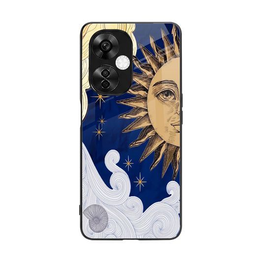 Solar Bliss back phone cover | glass case for oneplus nord ce 3 lite