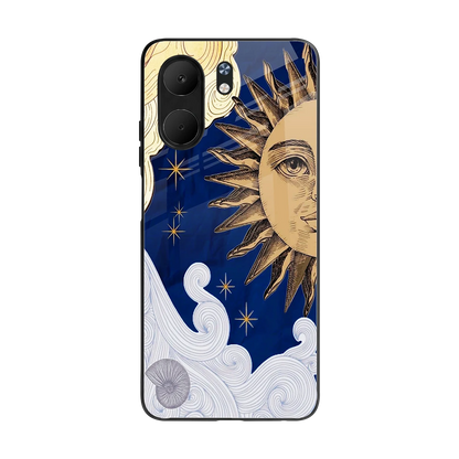 Solar Bliss back phone cover | glass case for oppo a5x 5g