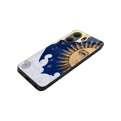 Solar Bliss stylish phone case for oppo a5x 5g | glossy glass and slim fit