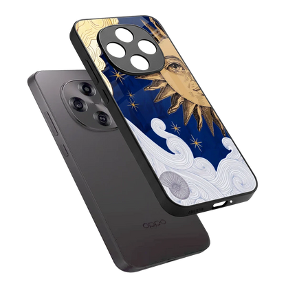 Solar Bliss sleek oppo f31 pro 5g cover with tempered glass back and TPU edges